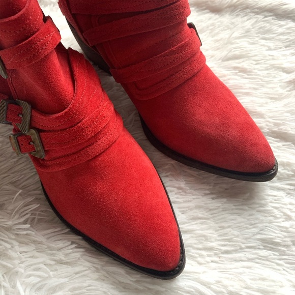 Free People Mason Western Red Boot - Picture 6 of 12